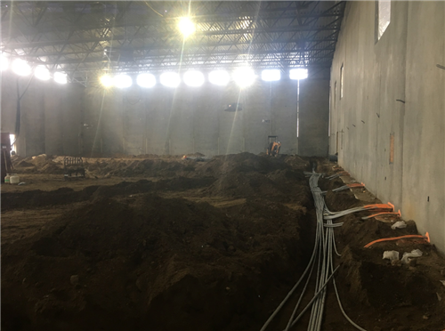 Fieldhouse Underground Wiring 